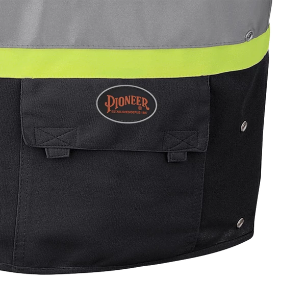 Pioneer Hi Viz Safety Vest - Tricot Poly Interlock - Adj. Sides | S/M - 4/5X Large Hi-Vis Work Wear 20 Pioneer Hi Viz Safety Vest - Tricot Poly Interlock - Adj. Sides | S/M - 4/5X Large Hi-Vis Work Wear