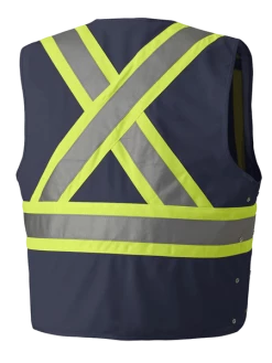 Pioneer Hi Viz Safety Vest - Tricot Poly Interlock - Adj. Sides | S/M - 4/5X Large Hi-Vis Work Wear 31 Pioneer Hi Viz Safety Vest - Tricot Poly Interlock - Adj. Sides | S/M - 4/5X Large Hi-Vis Work Wear
