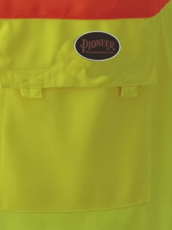 Hi-Vis Work Wear Pioneer Women's Solid Tricot Tear-Away Safety Vest | XS-2XL