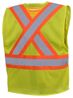 Pioneer Hi Viz Non Tear-Away Mesh Vest - Poly Mesh | Sizes Small - 5XL Hi-Vis Work Wear