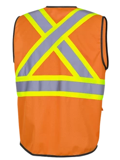 Hi-Vis Work Wear Pioneer Hi Viz Zipper Front Safety Vest | Sizes XS - 5XL 12 Hi-Vis Work Wear Pioneer Hi Viz Zipper Front Safety Vest | Sizes XS - 5XL