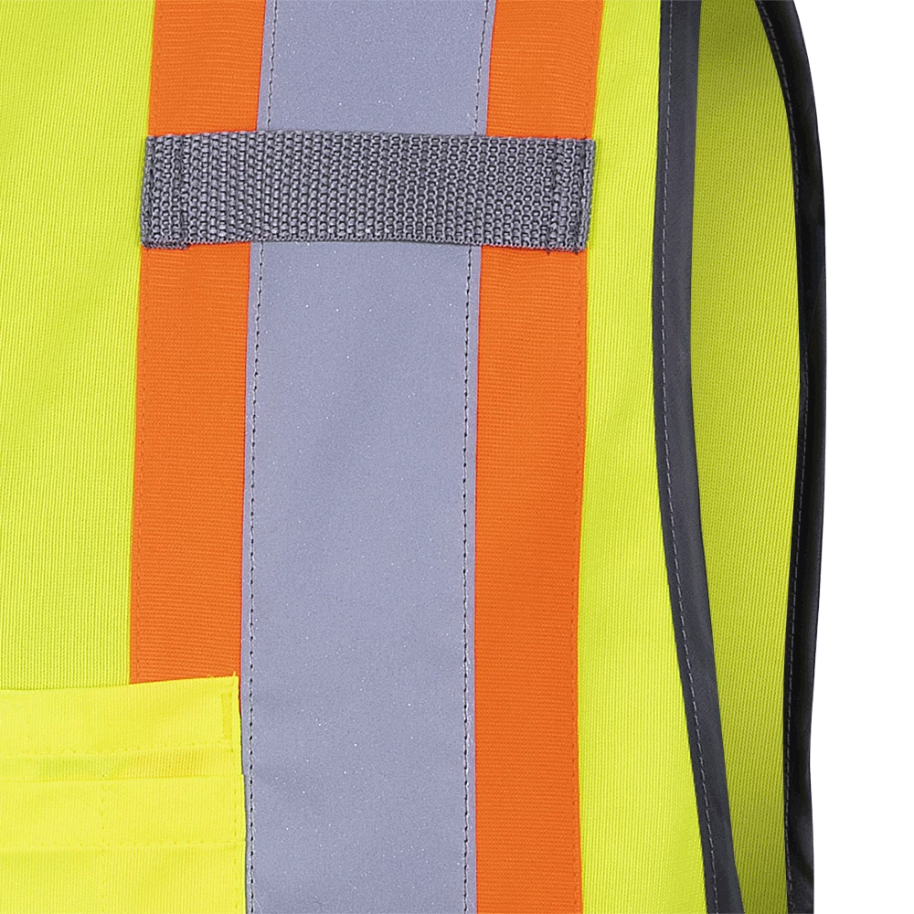 Hi-Vis Work Wear Pioneer Hi Viz Zipper Front Safety Vest | Sizes XS - 5XL 5 Hi-Vis Work Wear Pioneer Hi Viz Zipper Front Safety Vest | Sizes XS - 5XL