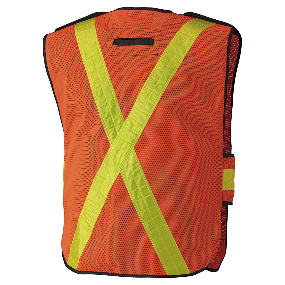 Hi-Vis Work Wear Pioneer Hi Viz All-Purpose Safety Tear-Away Vest - Poly Mesh Pockets | Orange | One Size 4 Hi-Vis Work Wear Pioneer Hi Viz All-Purpose Safety Tear-Away Vest - Poly Mesh Pockets | Orange | One Size
