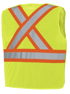 Pioneer Hi Viz Tear-Away Mesh Safety Vest - Poly Mesh | Sizes Small - 5XL Hi-Vis Work Wear