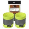 Pioneer Hi Viz 4" Adjustable Reflective Arm Bands (Pair) | Yellow/Green Hi-Vis Work Wear