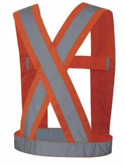 Hi-Vis Work Wear Pioneer Hi-Viz CSA 4" Wide Adjustable Safety Sash | One Size Fits All