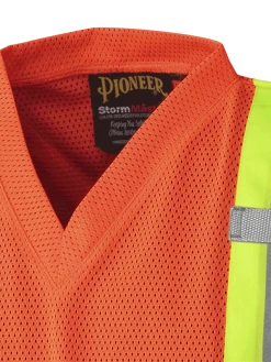 Pioneer Hi Viz Safety T-Shirt | Poly Mesh | Sizes Small - 3XL