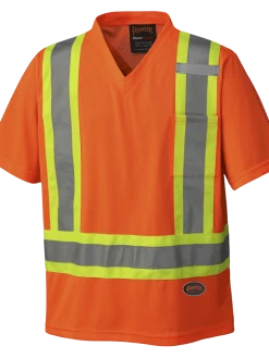 Hi-Vis Work Wear Pioneer Hi Viz Safety T-Shirt | Micro Mesh | Sizes XS - 5XL