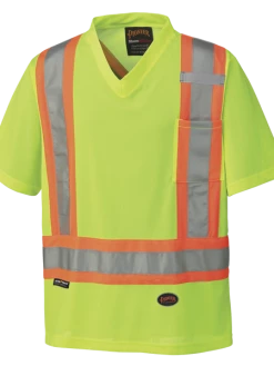 Hi-Vis Work Wear Pioneer Hi Viz Safety T-Shirt | Micro Mesh | Sizes XS - 5XL