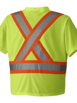 Hi-Vis Work Wear Pioneer Hi Viz Safety T-Shirt | Micro Mesh | Sizes XS - 5XL