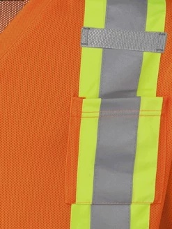 Hi-Vis Work Wear Pioneer Hi Viz Safety Long-Sleeved Shirt | Micro Mesh | Sizes Small - 5XL