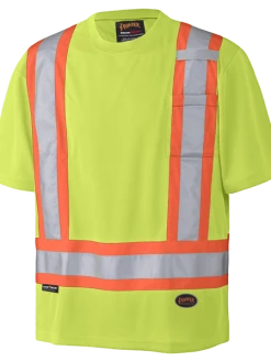 Pioneer Hi Viz Safety T-Shirt - Birdseye Poly | Sizes XS - 5XL 16 Pioneer Hi Viz Safety T-Shirt - Birdseye Poly | Sizes XS - 5XL