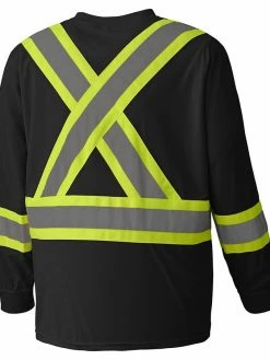 Hi-Vis Work Wear Pioneer Birdseye Long Sleeve Hi Vis Tee Shirt | XS -5XL 13 Hi-Vis Work Wear Pioneer Birdseye Long Sleeve Hi Vis Tee Shirt | XS -5XL