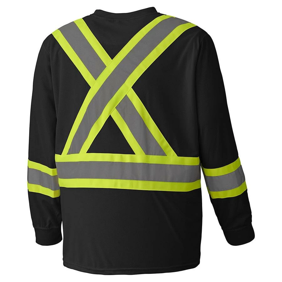 Hi-Vis Work Wear Pioneer Birdseye Long Sleeve Hi Vis Tee Shirt | XS -5XL 8 Hi-Vis Work Wear Pioneer Birdseye Long Sleeve Hi Vis Tee Shirt | XS -5XL