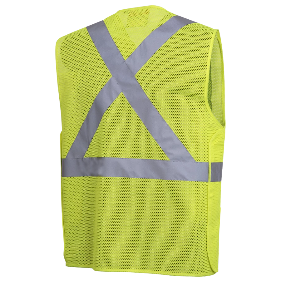 Hi-Vis Work Wear Pioneer Hi Viz Tear-Away Mesh Safety Vest W/ 2" Tape | Sizes Small - 5XL 12 Hi-Vis Work Wear Pioneer Hi Viz Tear-Away Mesh Safety Vest W/ 2" Tape | Sizes Small - 5XL