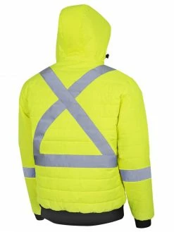 Pioneer Hi-Vis Ripstop Puffy Jacket | Yellow | S - 4XL