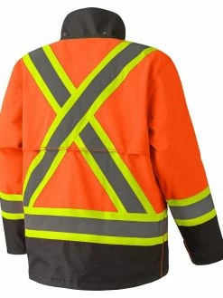 Pioneer Trilobal 300D Ripstop Waterproof Safety Rain Jacket | S-4XL