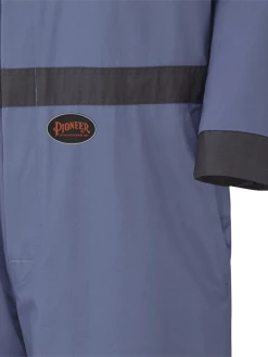 Pioneer Coveralls With Concealed Brass Buttons - 100% Cotton | Navy | Sizes 36 - 60