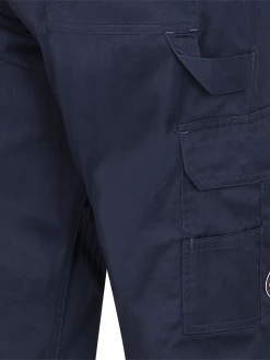 Pioneer Poly/Cotton Cargo Work Pants | Navy | Sizes Waist 30