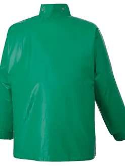 Flame Resistant Work Wear Ranpro CA-43® FR Chemical/Acid Resistant Jacket - PVC/Poly | Green | Sizes Small - 4XL