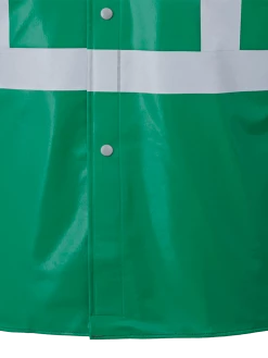 Flame Resistant Work Wear Ranpro CA-43® FR Chemical/Acid Resistant Safety Jacket - PVC/Poly | Green | Sizes Small - 4XL