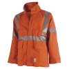Flame Resistant Work Wear Ranpro Petro-Gard® FR/ARC Rated Safety Jacket - Neoprene Coated Nomex® | Orange | Sizes Small - 4XL