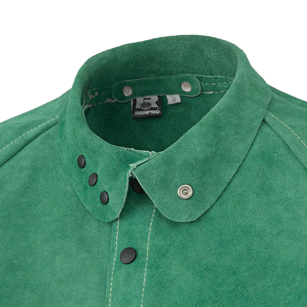 Personal Protective Equipment Ranpro Welder's Cape Sleeves | Green | Sizes M - 2XL 4 Personal Protective Equipment Ranpro Welder's Cape Sleeves | Green | Sizes M - 2XL