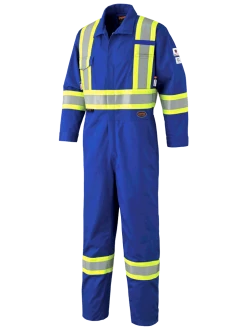Pioneer FR-TECH® FR/ARC Rated 7 Oz Hi Viz Safety Coveralls - 88/12 Ctn/Nylon | Sizes 36 - 60