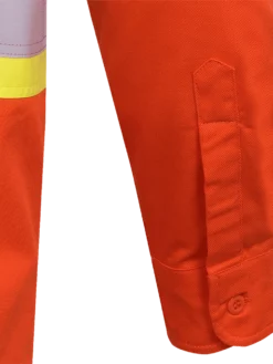 Pioneer FR-TECH® FR/ARC Rated 7 Oz Hi Viz Safety Shirt - 88/12 | Orange | Small - 4XL 9 Pioneer FR-TECH® FR/ARC Rated 7 Oz Hi Viz Safety Shirt - 88/12 | Orange | Small - 4XL
