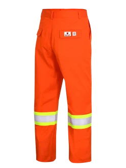 Pioneer FR-TECH® FR/ARC Rated 7 Oz Hi Viz Safety Pants - 88/12 | Orange