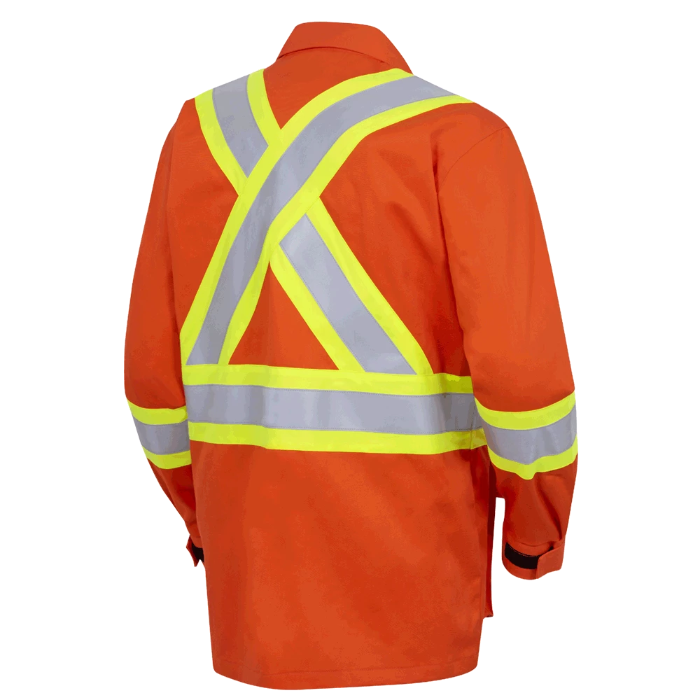 Pioneer FR-TECH Flame Resistant Unlined Safety Jacket | Sizes S - 5 XL Flame Resistant Work Wear 4 Pioneer FR-TECH Flame Resistant Unlined Safety Jacket | Sizes S - 5 XL Flame Resistant Work Wear