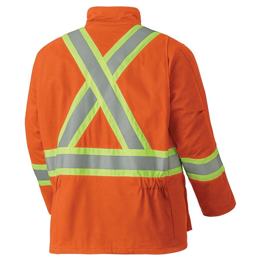 Flame Resistant Work Wear Pioneer Flame Resistant Hi-Vis Cotton Winter Parka | S-5XL 6 Flame Resistant Work Wear Pioneer Flame Resistant Hi-Vis Cotton Winter Parka | S-5XL