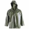 Work Wear Ranpro Canadian Heavy Duty Cold Flex Hooded Rain Jacket | Olive Green | S-4XL