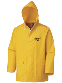 Flame Resistant Work Wear Pioneer FR Waterproof Jacket - PVC/POLY/PVC | Yellow | Sizes S - 6XL