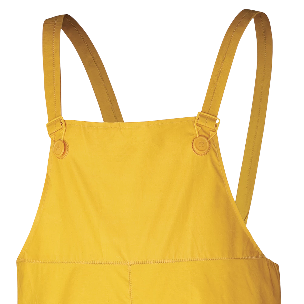 Pioneer FR Waterproof Bib Pants - PVC/POLY/PVC | Yellow | Sizes S - 6XL Flame Resistant Work Wear 4 Pioneer FR Waterproof Bib Pants - PVC/POLY/PVC | Yellow | Sizes S - 6XL Flame Resistant Work Wear