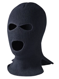 Work Hats Pioneer 3-Hole Balaclava | Black