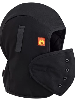 Pioneer Flame Resistant Quilted Hard Hat Liner - Detachable Mouthpiece Work Hats