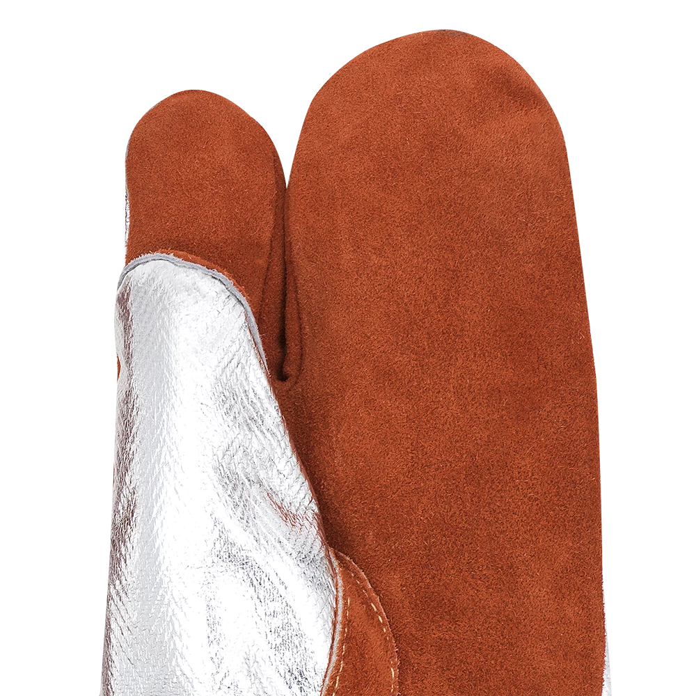 Ranpro High Heat Aluminized/Leather Combo Mitts Personal Protective Equipment 4 Ranpro High Heat Aluminized/Leather Combo Mitts Personal Protective Equipment