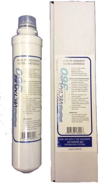 Waterite Vectapure 360 Blue 5 Micron Sediment Replacement Filter Cartridge 3 Waterite Vectapure 360 Blue 5 Micron Sediment Replacement Filter Cartridge