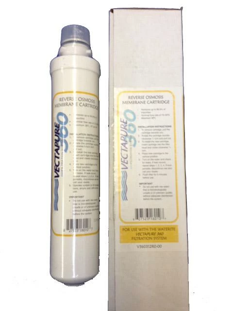 Waterite Vectapure 360 Yellow Replacement R/O Membrane Cartridge 3 Waterite Vectapure 360 Yellow Replacement R/O Membrane Cartridge