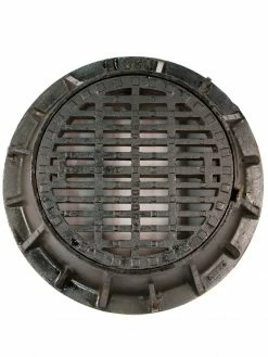 WD Industrial Standard Cast Manhole Frames & Covers - City Of Winnipeg Style Waterworks Products