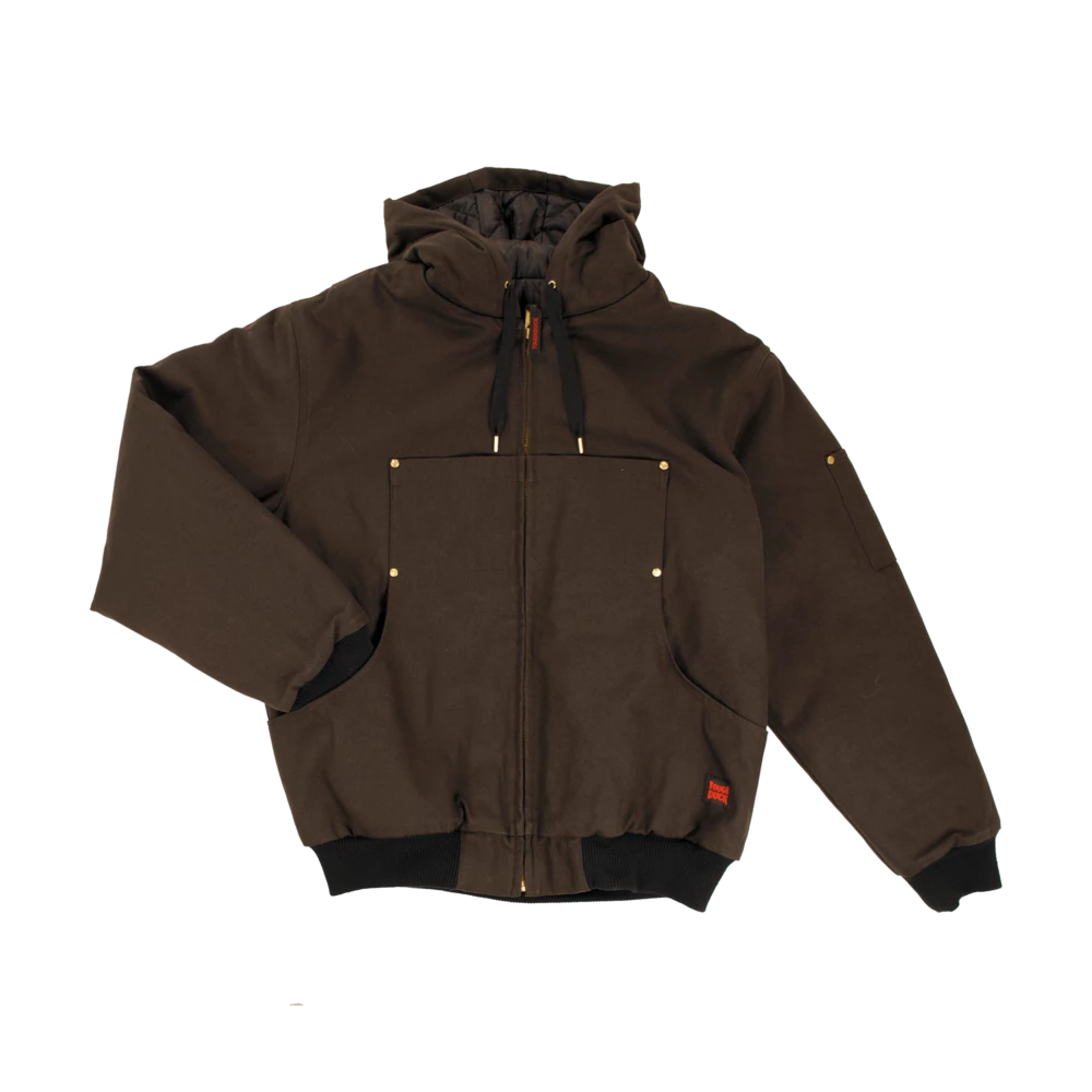 Tough Duck WJ30 Premium Hooded Bomber Jacket With Rib Knit Cuffs | S-5XL Work Wear 5 Tough Duck WJ30 Premium Hooded Bomber Jacket With Rib Knit Cuffs | S-5XL Work Wear