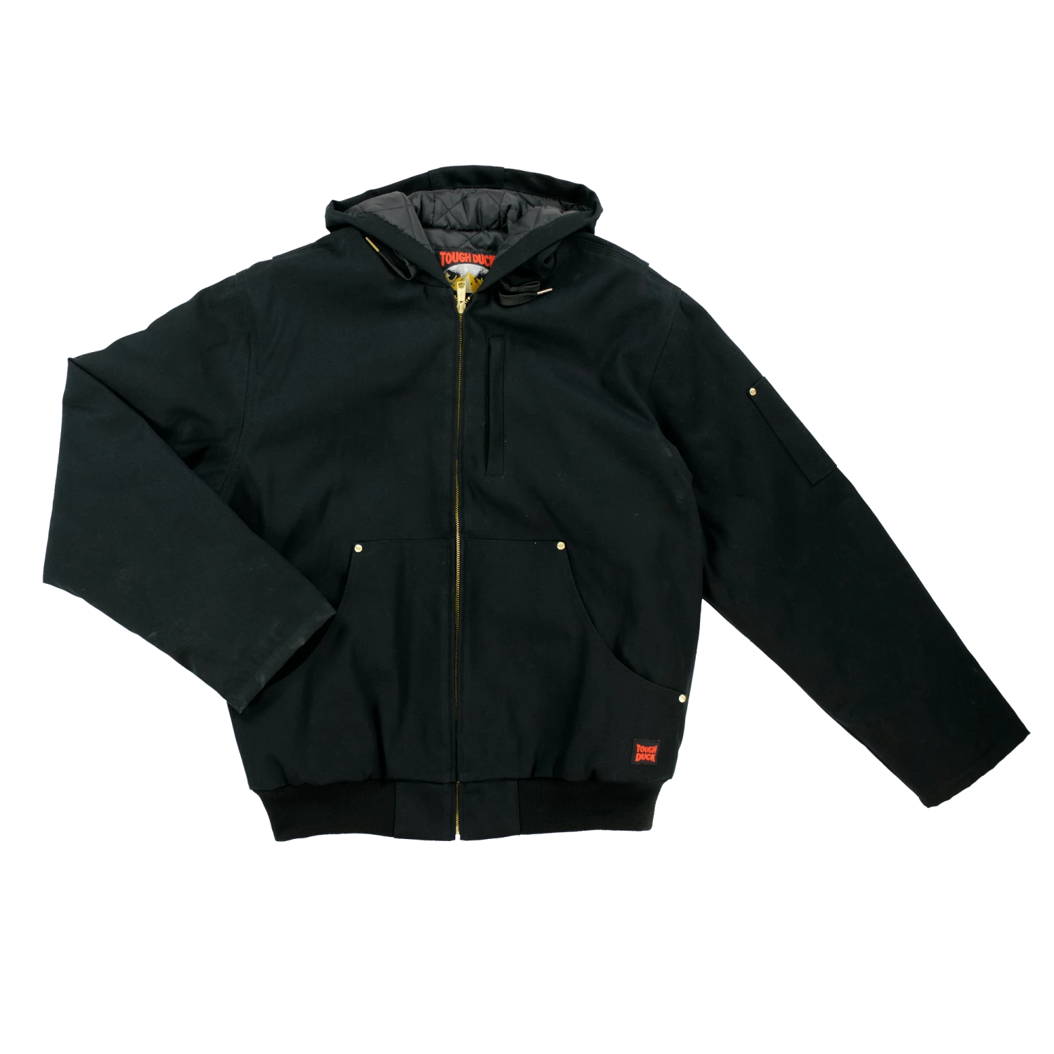 Tough Duck WJ35 Premium Hooded Bomber Jacket With Storm Cuffs | S-3XL 5 Tough Duck WJ35 Premium Hooded Bomber Jacket With Storm Cuffs | S-3XL