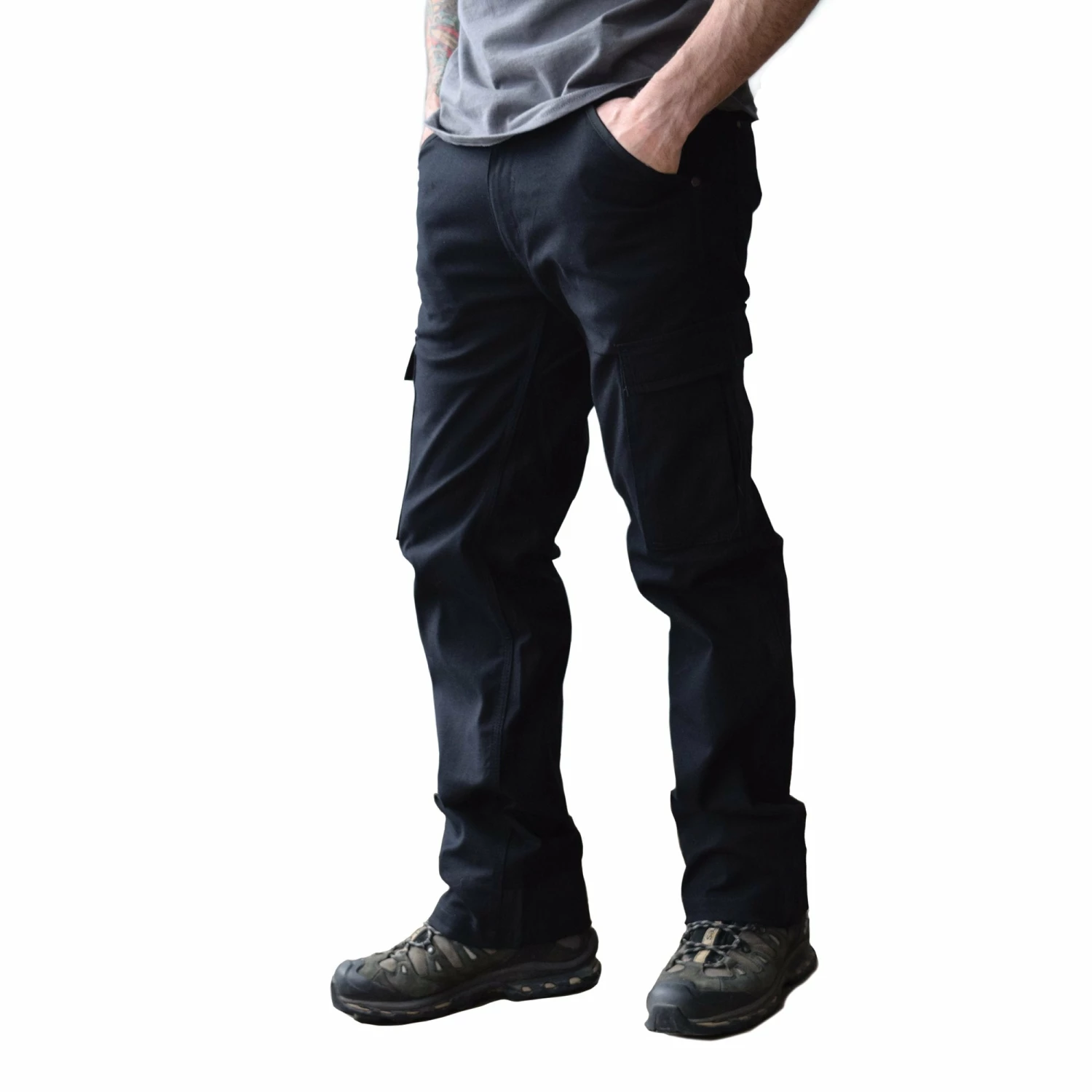 Work Wear Tough Duck WP01 Heavy Duty Flex Duck Cargo Work Pant | Black | Sizes 30 - 44 5 Work Wear Tough Duck WP01 Heavy Duty Flex Duck Cargo Work Pant | Black | Sizes 30 - 44