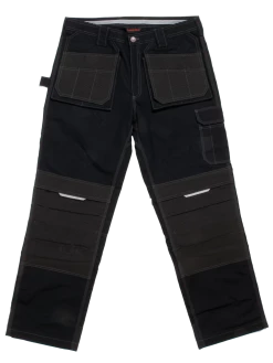 Tough Duck WP07 Flex Ripstop Contractor Pant | Black | Sizes 30 - 44