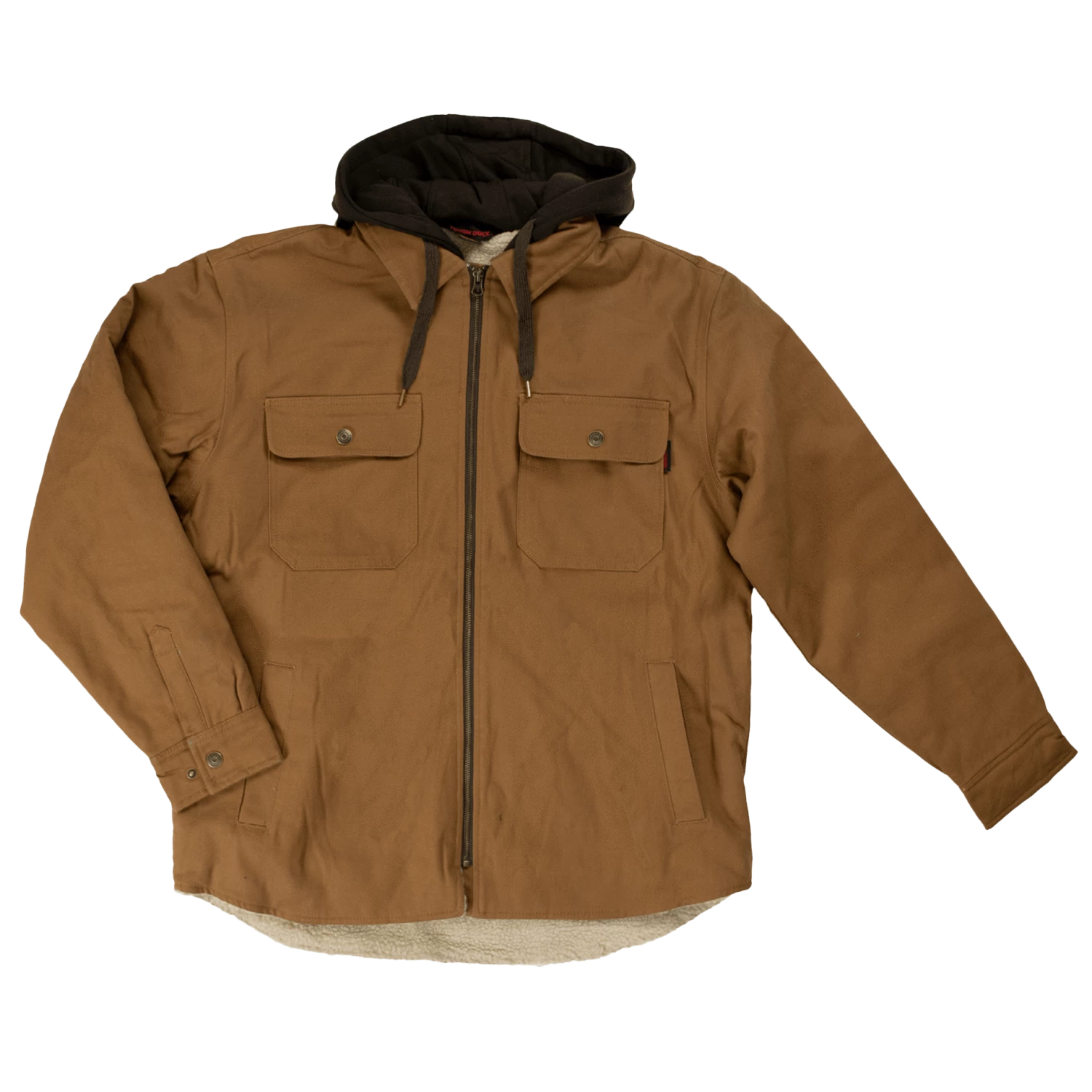 Tough Duck WS03 Sherpa Lined Duck Jac-Shirt | S-3XL Work Wear 5 Tough Duck WS03 Sherpa Lined Duck Jac-Shirt | S-3XL Work Wear