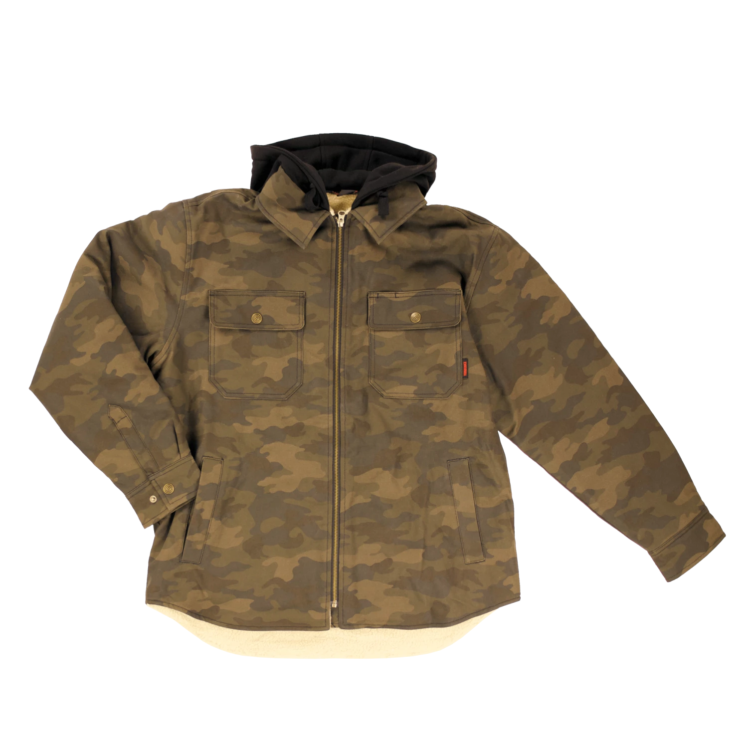 Tough Duck WS03 Sherpa Lined Duck Jac-Shirt | S-3XL Work Wear 3 Tough Duck WS03 Sherpa Lined Duck Jac-Shirt | S-3XL Work Wear