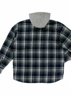 Tough Duck WS06 Fooler Front Quilt Lined Flannel Hooded Shirt | S-3XL 9 Tough Duck WS06 Fooler Front Quilt Lined Flannel Hooded Shirt | S-3XL