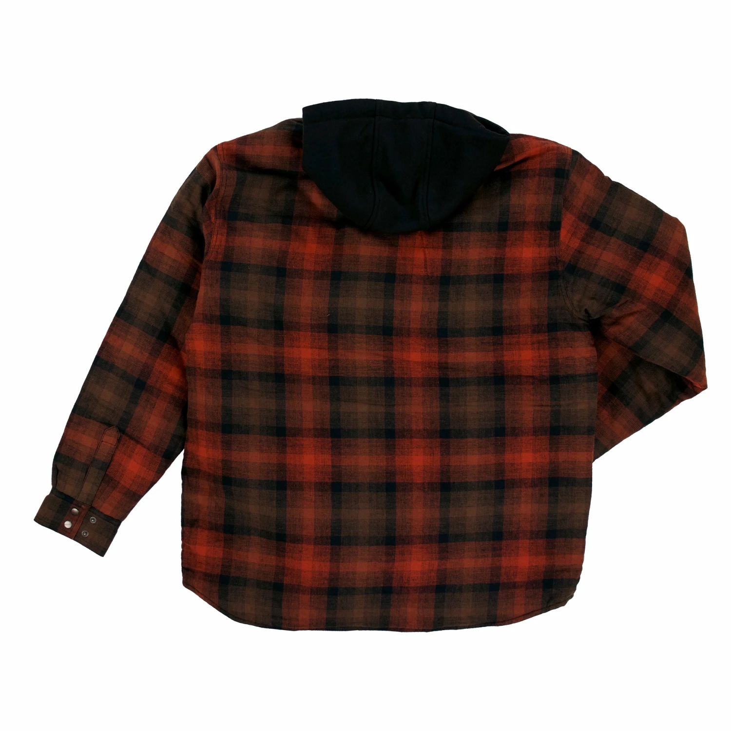 Tough Duck WS06 Fooler Front Quilt Lined Flannel Hooded Shirt | S-3XL 4 Tough Duck WS06 Fooler Front Quilt Lined Flannel Hooded Shirt | S-3XL