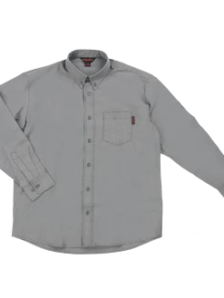 Work Wear Tough Duck WS13 Long Sleeve Oxford Uniform Shirt